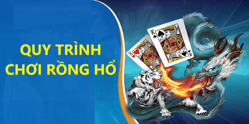 Một vòng cược của game bài Rồng Hổ 1xbet gồm các bước cơ bản