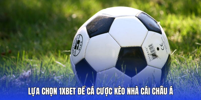 Lựa chọn 1XBET để cá cược kèo nhà cái Châu Á 